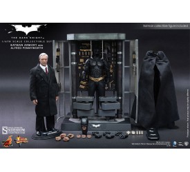 The Dark Knight Batman Armory with Alfred Pennyworth 1/6 scale figure set 30cm